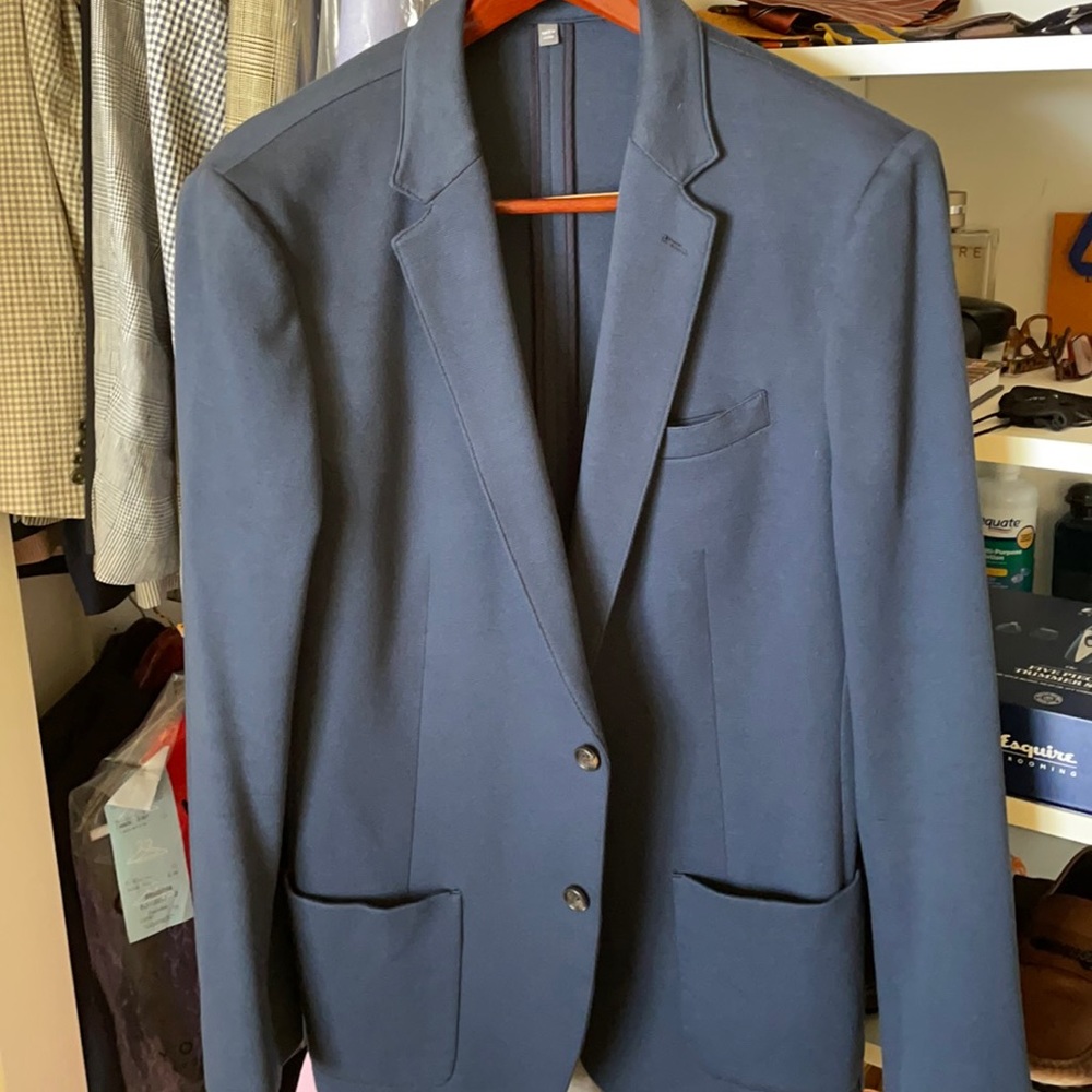 BONOBOS SLIM FIT NAVY BLAZER 44L